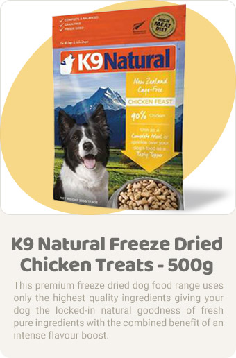 K9 Naturals Freeze Dried Chicken Treats - 500g