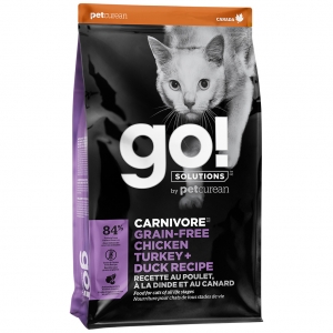 GO! Carnivore Chicken Turkey& Duck 3LB - Cat