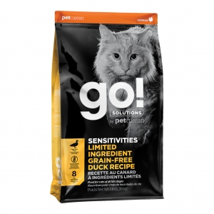 GO! Sensitivities LID GF Duck 3LB - Cat