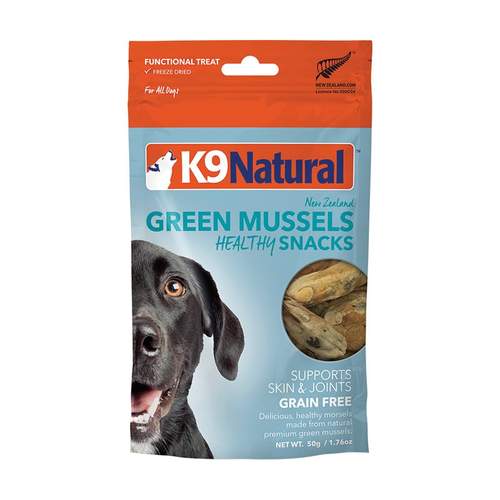 K9 Natural - Green Lip Mussel Treats - Freeze Dried K9-Natural-Green-Lip-Mussel-Treats-Freeze-Dried.