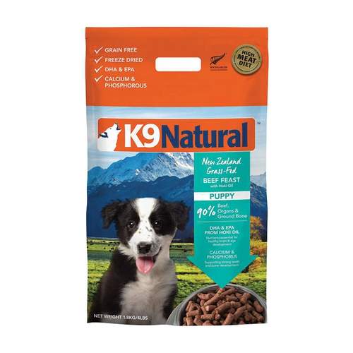 K9 Natural - PUPPY Beef with Hoki Oil Freeze Dried K9-Natural-PUPPY-Beef-with-Hoki-Oil-Freeze-Dried