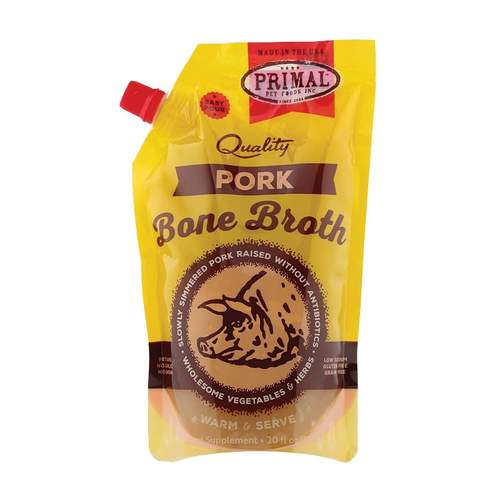 Primal - Bone Broth - Pork - Casex4 - 20 oz Primal-Bone-Broth-Pork-Case/4-20-oz
