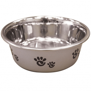 Barcelona Bowl Pearlized Silver 16OZ