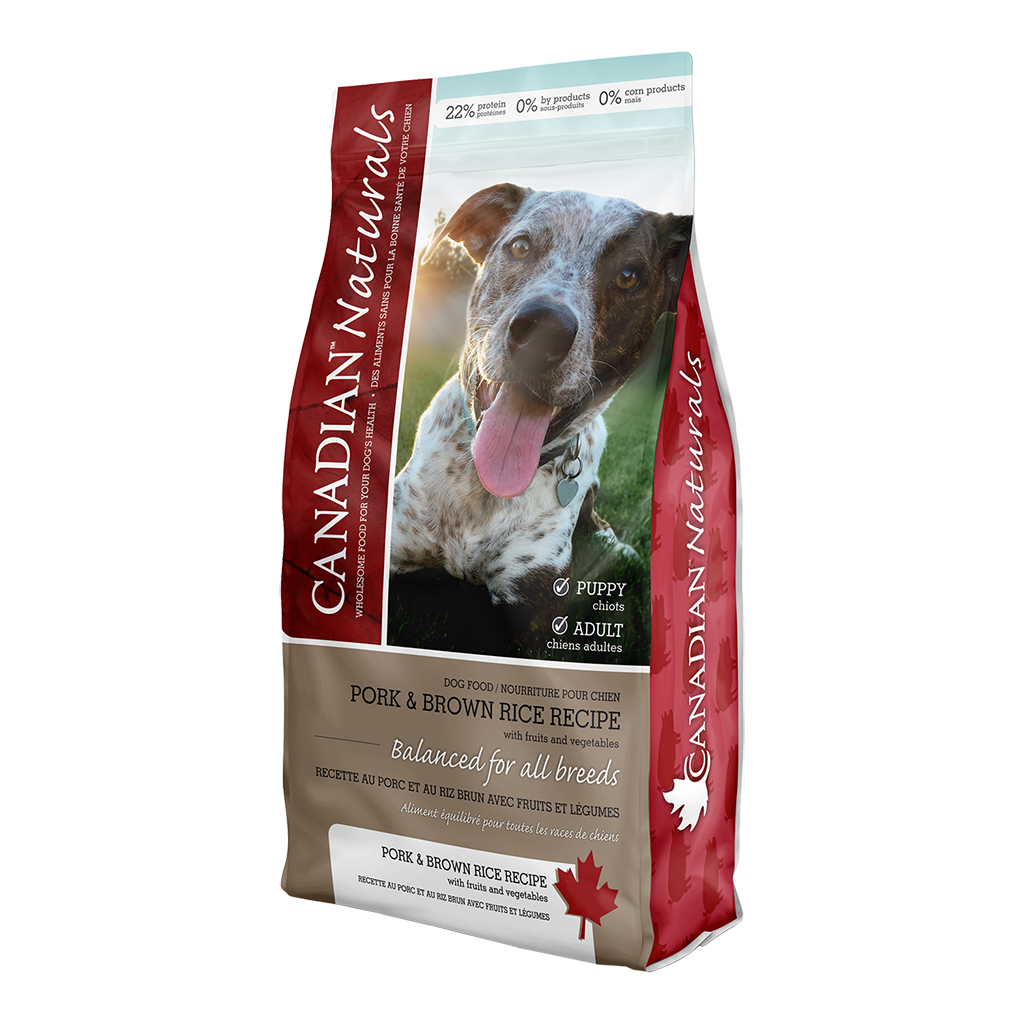 Canadian Naturals Pork & Brown Rice 11LB Canadian Naturals Pork & Brown Rice 11LB