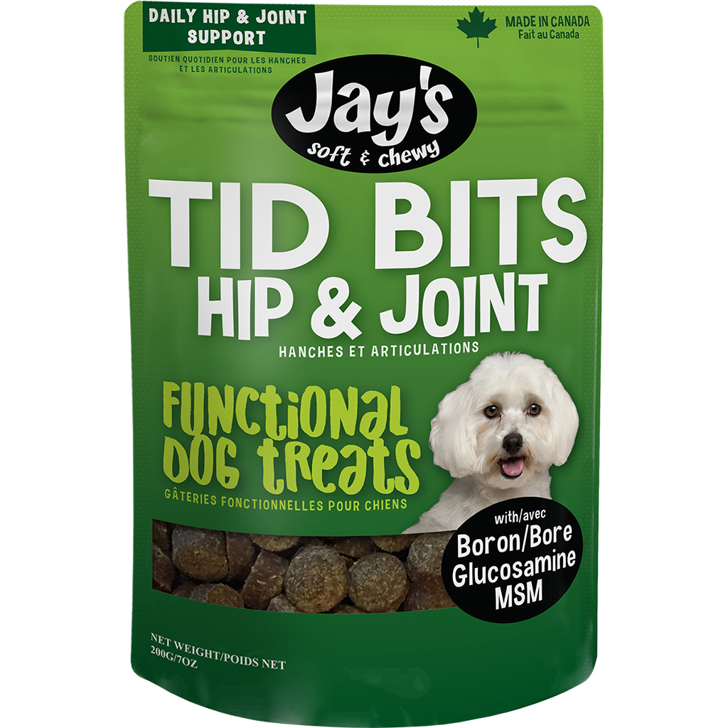 JAY'S Jay's Tid Bits Hip & Joint 200GM to Tommy's Pet Shop