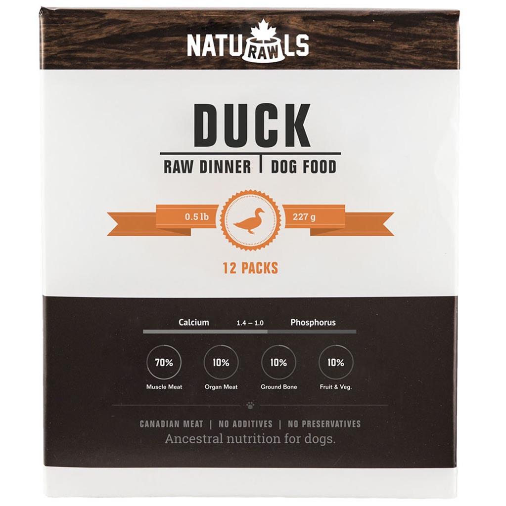 NATURAWLS Frozen Raw Duck & Veggie 227GM to Tommy's Pet