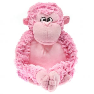 Pastel Gorilla Pink 15" Squeak & Grunt
