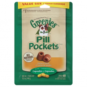 Pill Pockets Chicken 60 Capsules