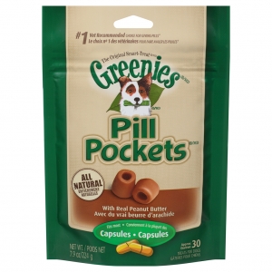 Pill Pockets Peanut Butter 30 Capsules 7.9OZ