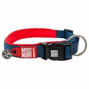 Smart ID Collar Matrix Solid Red 15-24"