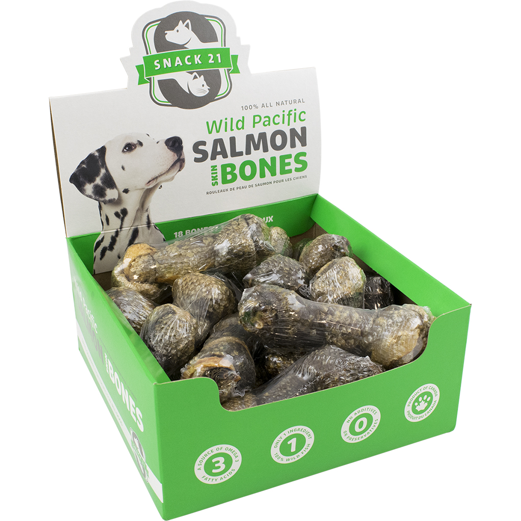 SNACK 21 Salmon Skin Bones to Tommy's Pet Shop Your pet's